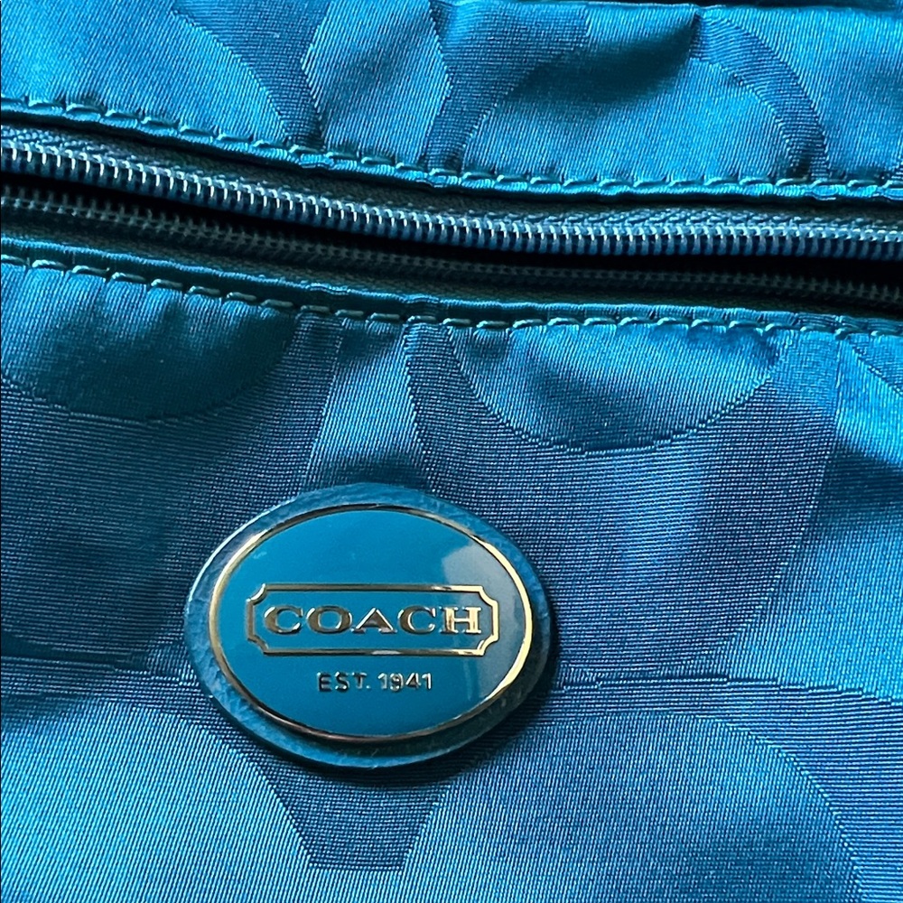 Coach Teal Crossbody Bag - Picture 3 of 7
